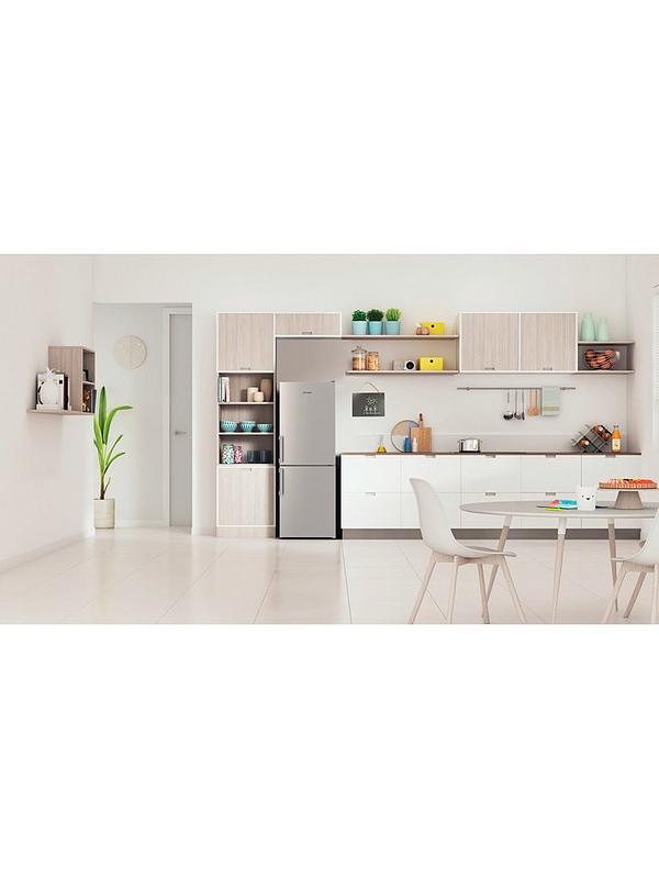Indesit IB55532S 54cm Wide Low Frost Fridge Freezer - Silver - Image 3